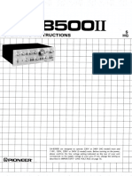 Pioneer SA 8500 Mk2 Owners Manual