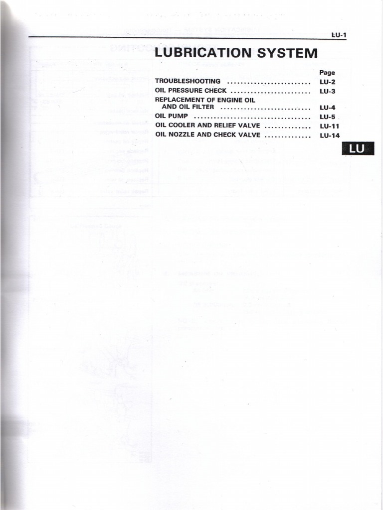 04 Toyota 1C2C Diesel Lubrication System PDF