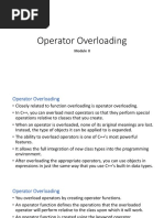 Operator Overloading