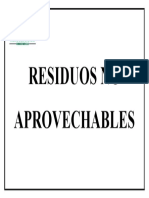 Residuos No Aprovechables