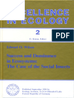 (Excellence in Ecology 2) Edward O. Wilson-Success and Dominance in Ecosystems - The Case of The Social Insects-Ecology Institute (1990)