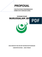 Proposal Provinsi Nurussalam Jepara 2021