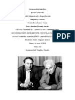 Derrida. Investigación