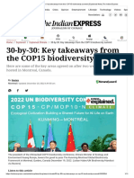 COP-15 Biodiversity Framework