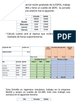 Ejercicio Horas Extras