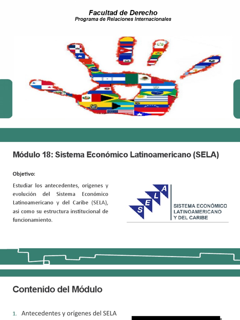 Modulo 18 - SELA | PDF | America latina | Relaciones Internacionales