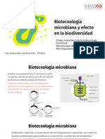 Biotecnología Microbiana y Efecto en La Biodiversidad