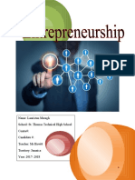Entrepreneurship Internal Assessment