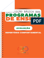 Curso Programas de Ensino REPERTORIO COMPORTAMENTAL - BRINDE CURSO DAN - ACF