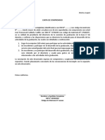 CARTA DE COMPROMISO - Docx - Documentos de Google