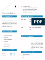 Blue and White Simple Fashion Designer Resume