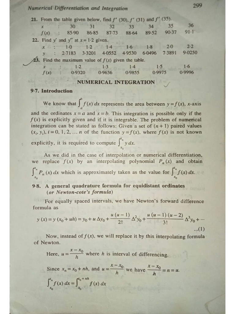 Numerical Methods - II | PDF