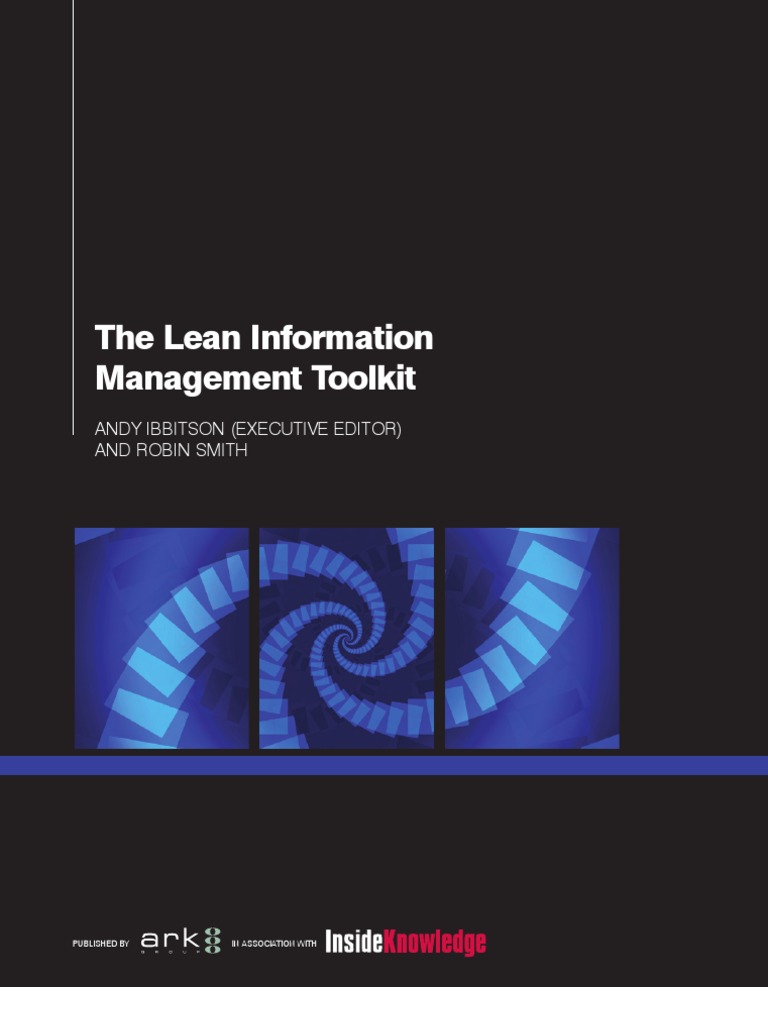 Lean Information Management Toolkit TOC | PDF | Lean Manufacturing ...