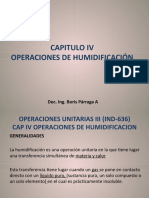 Humidificación I