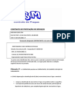 Contrato de prestação de serviços de saneamento