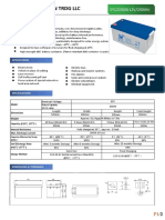 12V 200Ah Gel Battery Features and Specs