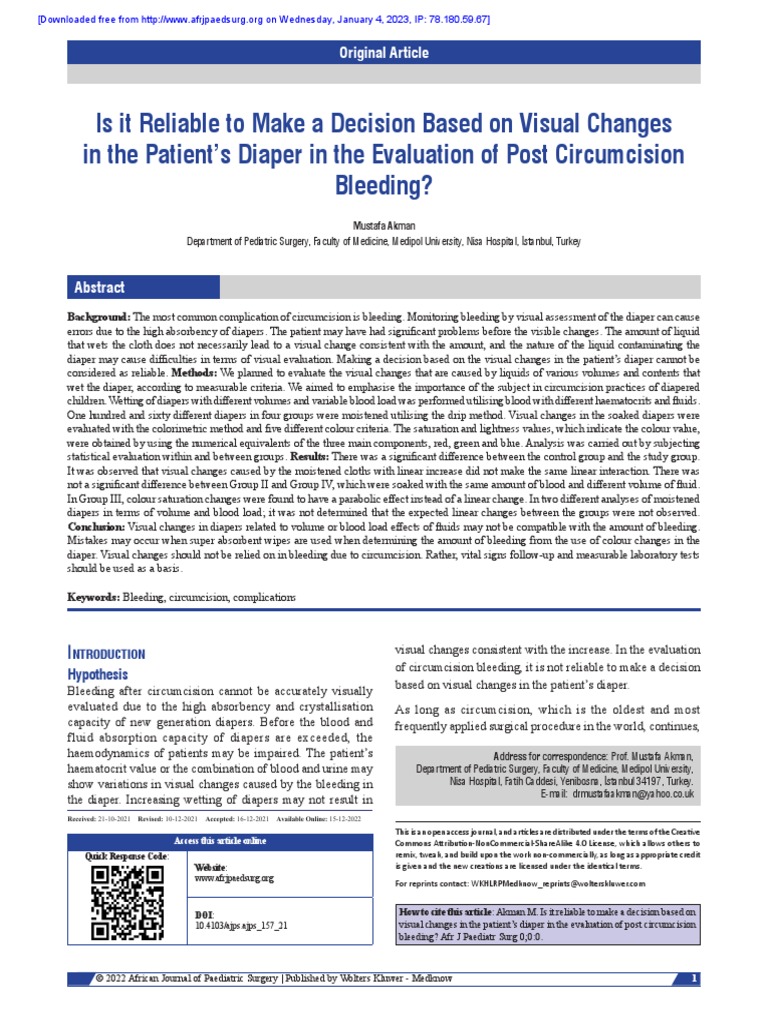 Is It Reliable To Make A Decision Based On Visual Changes in The