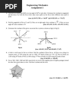 Assignment 1 Force and Friction