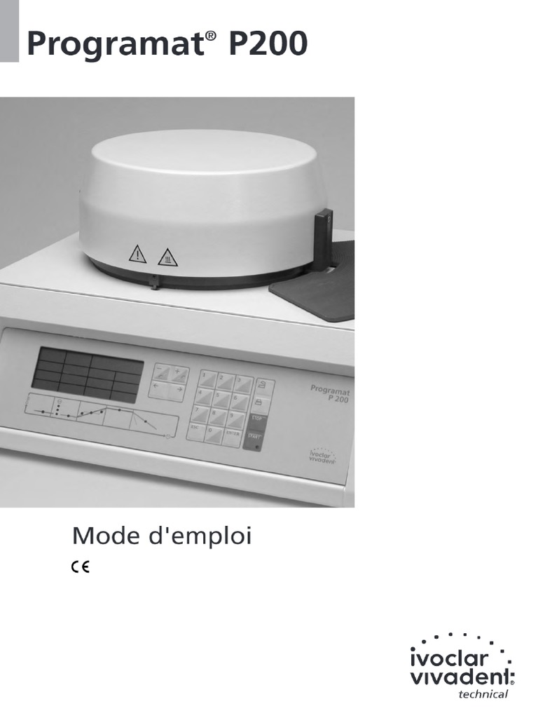 Programat® P200 - Ivoclar Vivadent - Manualzz | PDF