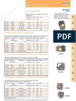 Presostatos para GAS