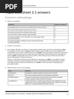 ASAL Economics TR Worksheet Answers