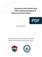 PFAS in Deer Harvested in The Fairfield Area, Maine - Fall 2021 Targeted Sampling and Advisory Summary Report