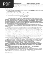 Writing Sample Essay of Autobiographical Incident