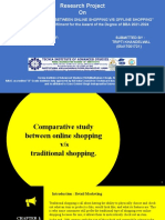 Ononline Vs Offline Shopping