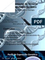 Levantamento de Técnicas de Diagnóstico Genético: Disciplina de Biologia e Geologia