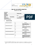 Prueba de Los Siete Minutos - PDF Descargar Libre
