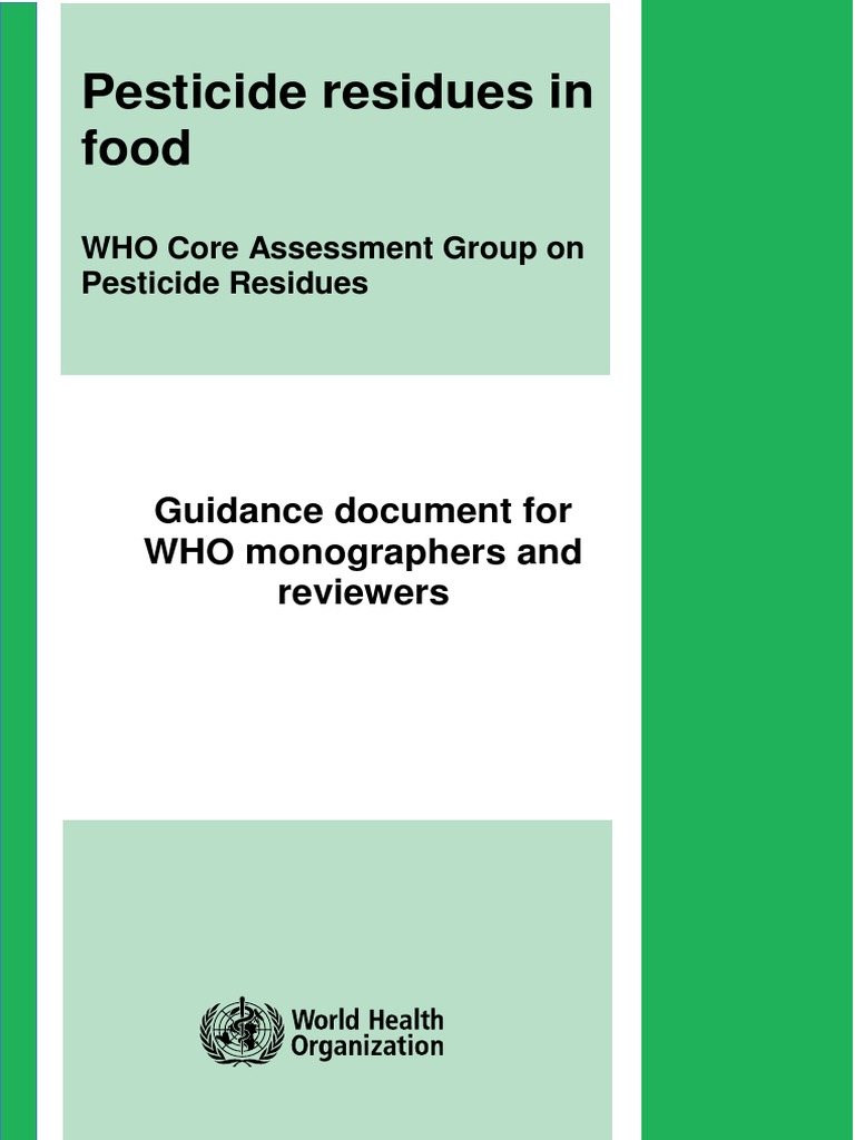 Pesticide Residues in FOOD PDF