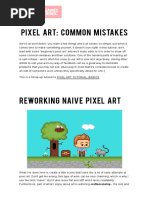 Pixel Art - Common Mistakes