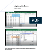 Business Analytics With Excel