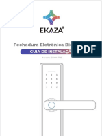 EKNH T129 Fechadura X1 Manual