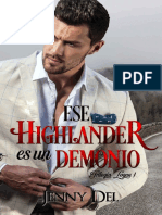 Ese Highlander Es Un Demonio - Jenny Del