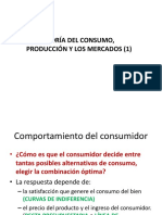 2 - Teoría Del Consumo, Producción y Los Mercados I