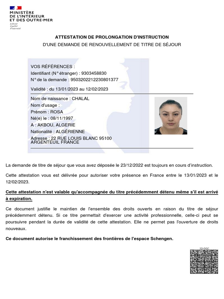 Attestation Prolongation Instruction 13012023 PDF