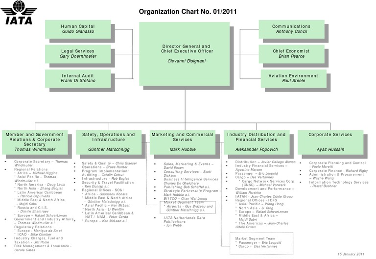 Iata Organization Chart Economies Business