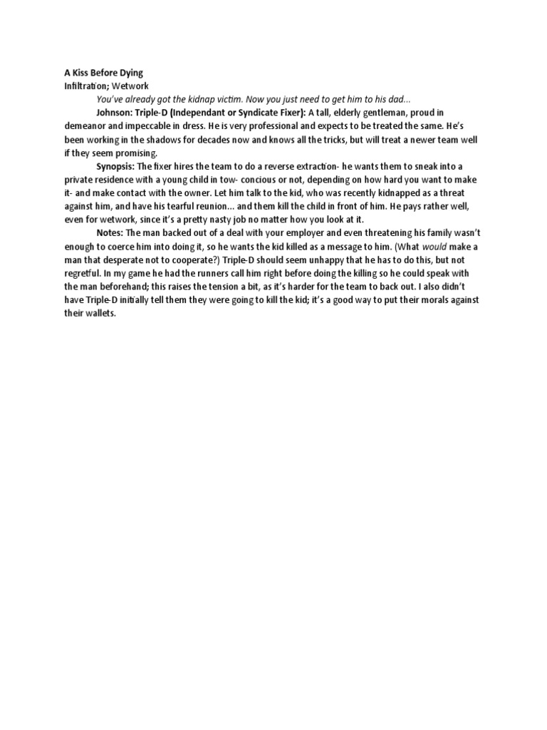 A Kiss Before Dying | PDF