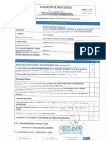 A-03 Empresa SAID - Evaluación de Proveedor