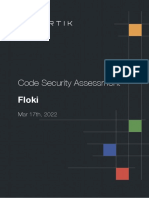 CertiK Audit For Floki v8