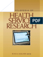 Encyclopedia of Health Services Research