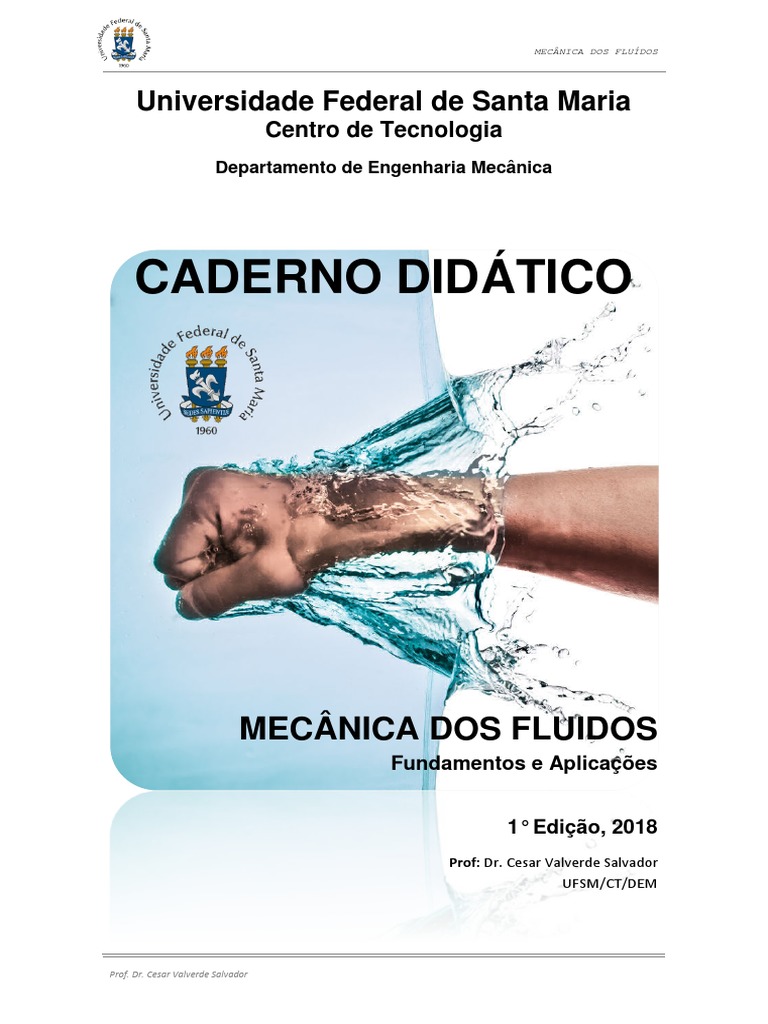 1789 -バスティーユの恋人たち- 2枚組CD Mecânica Dos Fluidos (Caderno Didático) | PDF | Mecânica dos