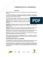 Fundamentos Administrativos de La Organización