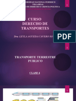 Clase 5 Transporte Terrestre Publico