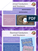 Science Conductors and Insulators