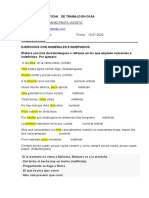 Los Numerales e Indefinidos Ejercicios 4P