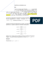 Funciones Trigonometricas Hiperbolicas