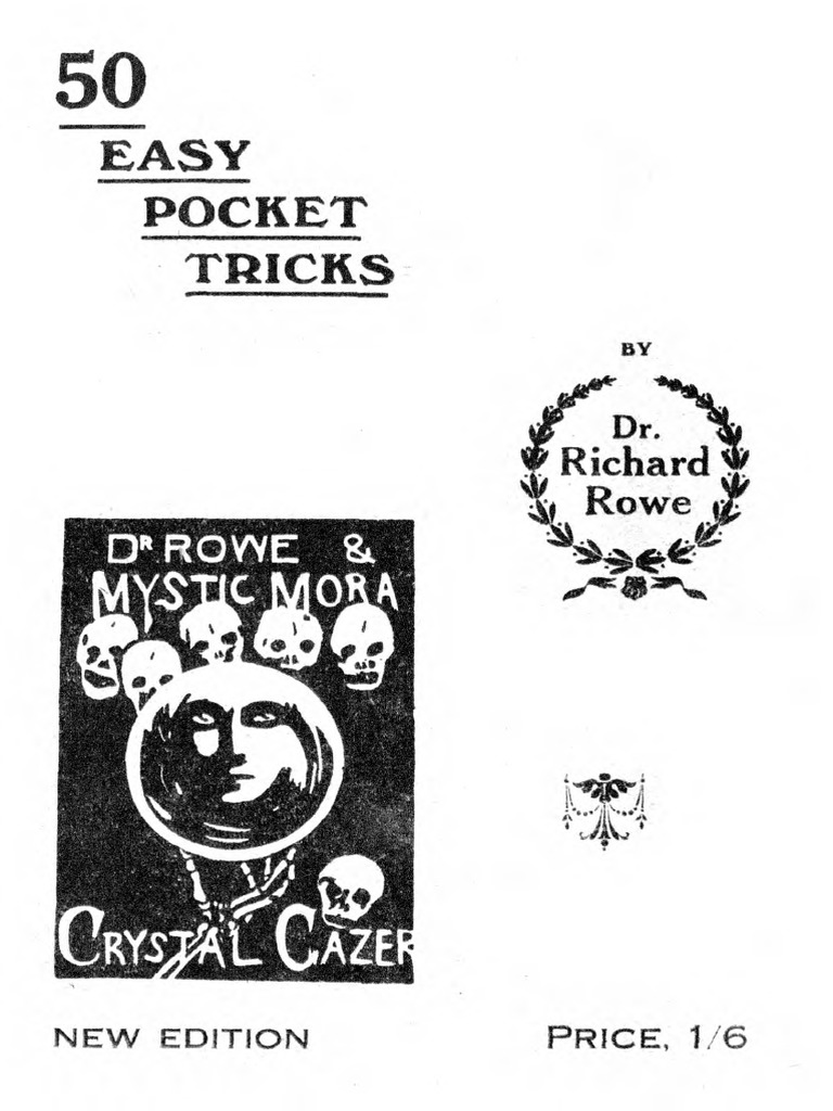 50 Easy Pocket Tricks Pdf Hand Orange Fruit