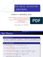 Real Analysis Review